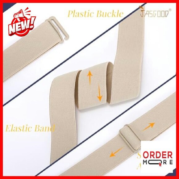 Adjustable Waistband Tuck Belt for Sweaters Shirts Stretch Fit main image 6